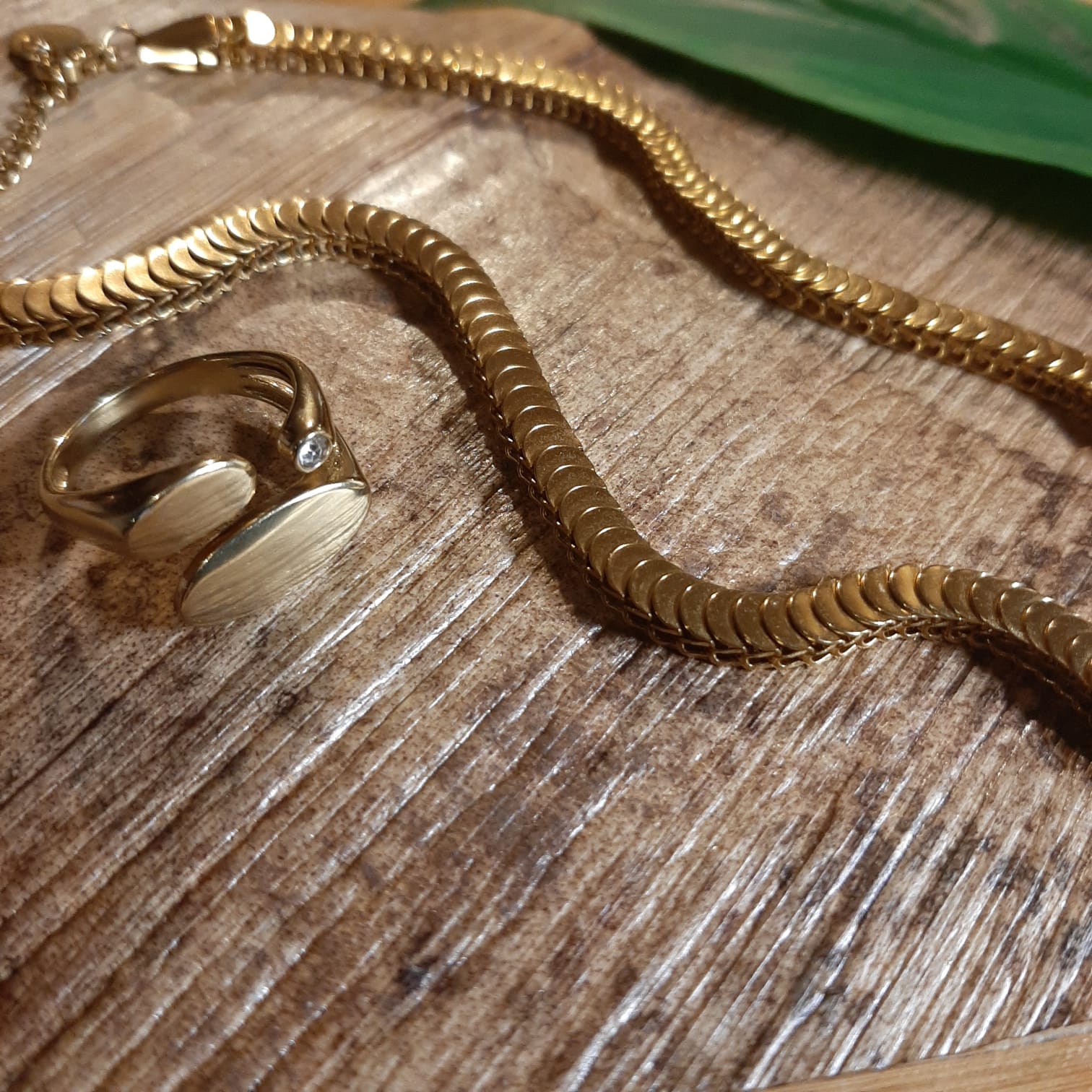 Stainless steel gold Necklace