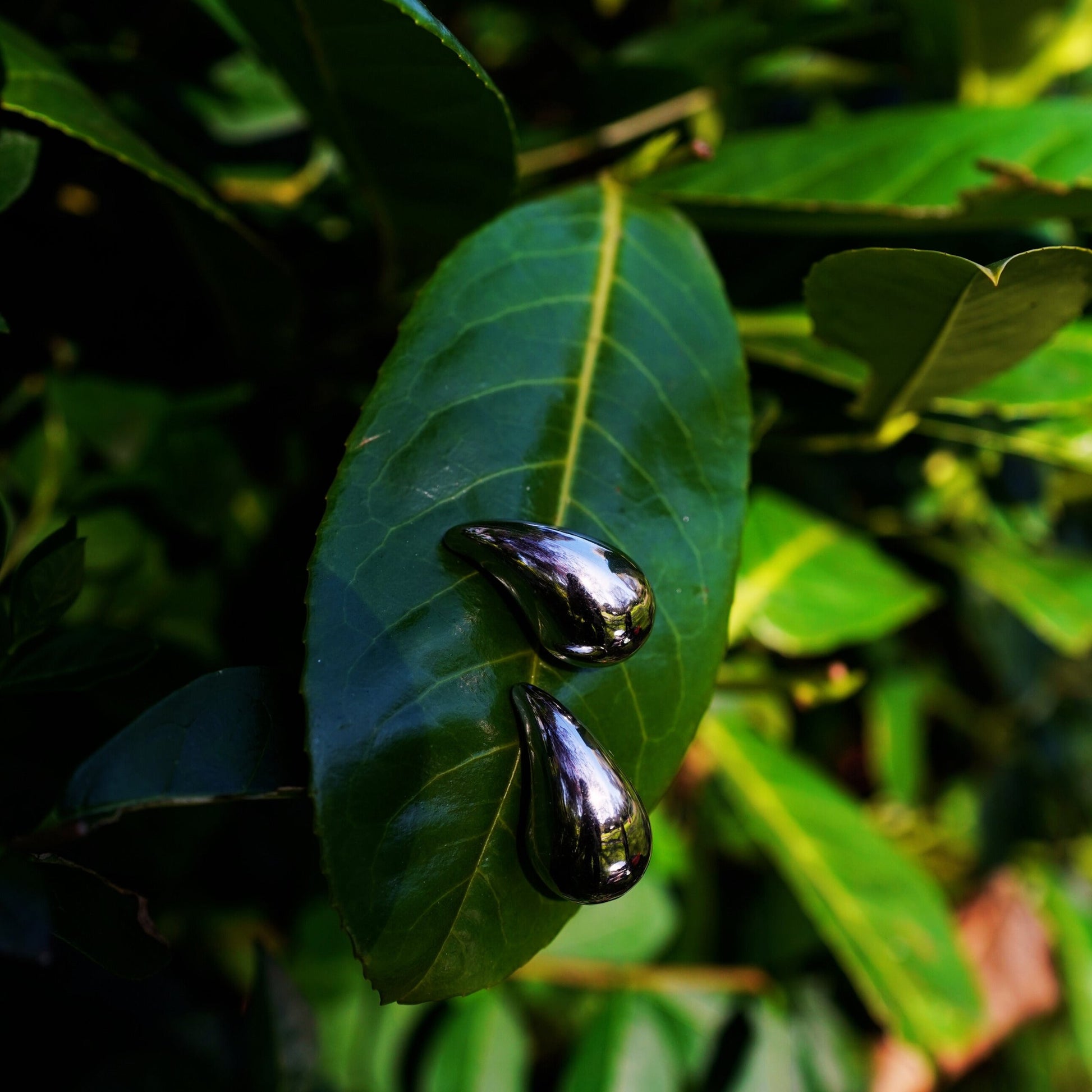 Abstract Dome Stud Earrings – Sculptural Stainless Steel, Hypoallergenic