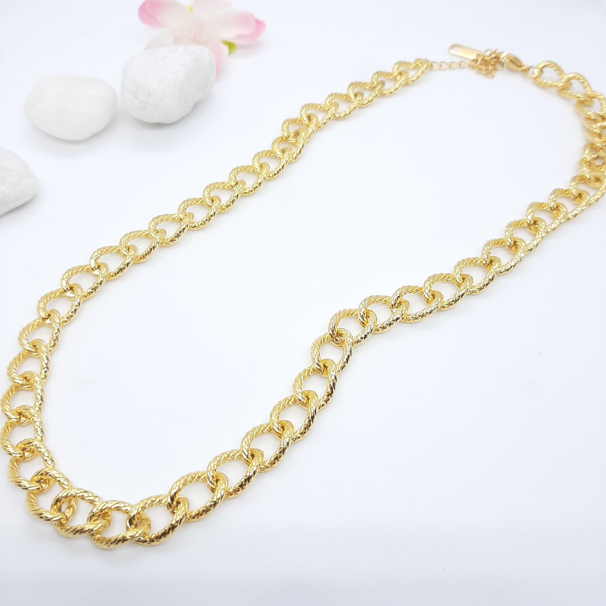 Stainless Steel Necklace Chunky