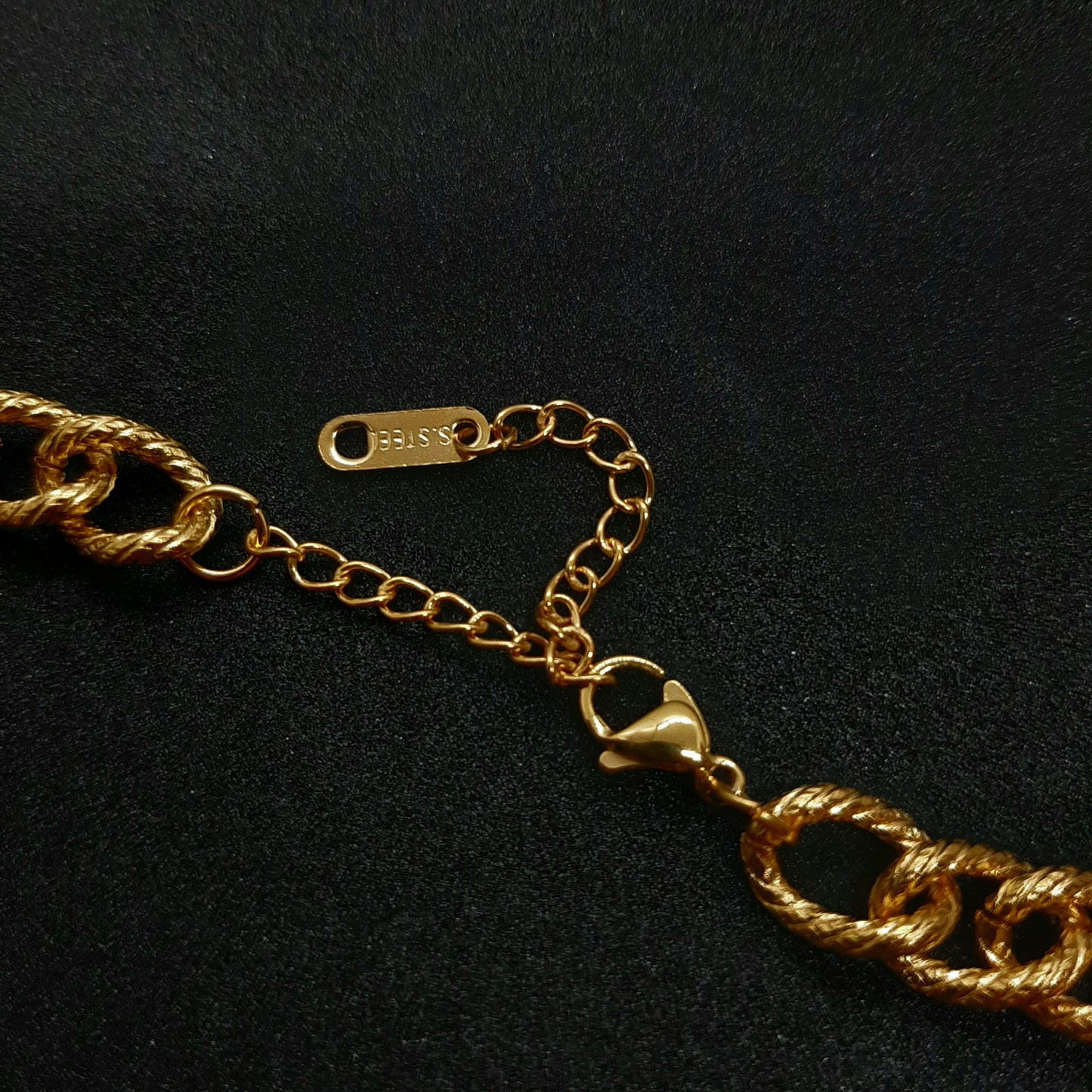 Stainless Steel Necklace Chunky - SSN 101 - CF fashion