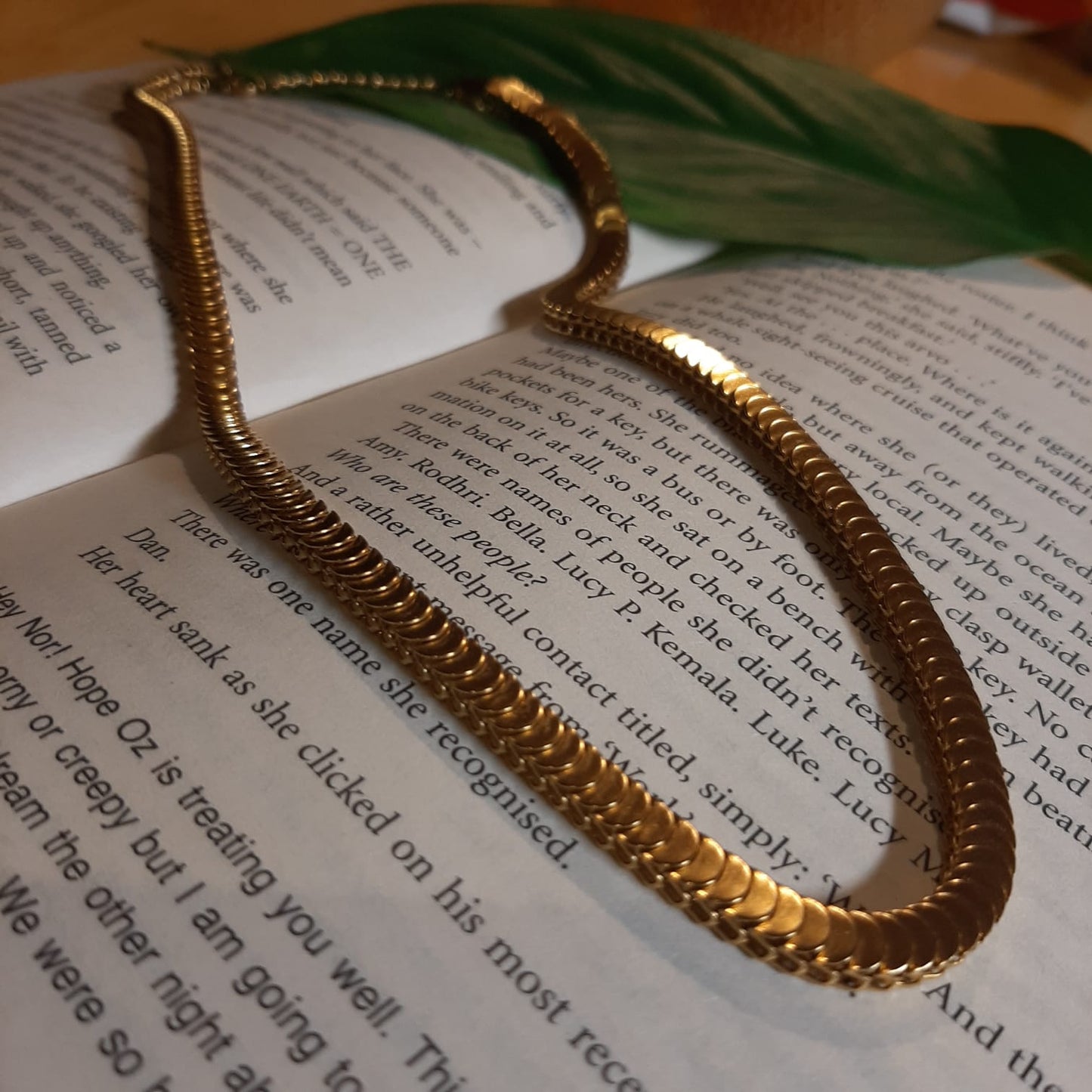 Stainless steel gold Necklace