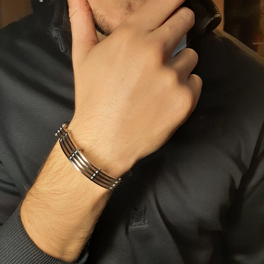 Bracelet for Men Stainless Steel Hypoallergenic S001 Cffashion