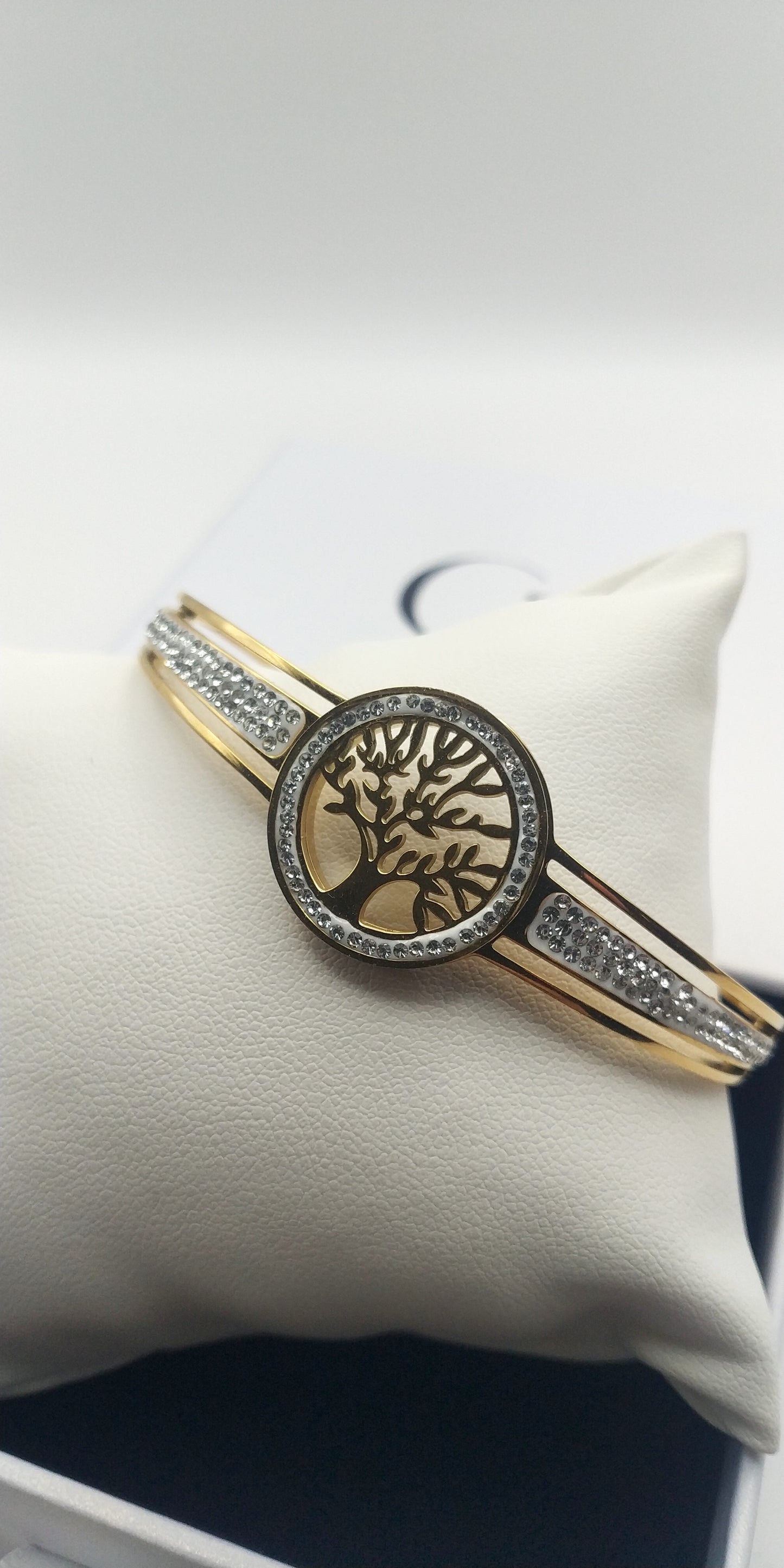 Stainless Steel Tree of Life Bracelet