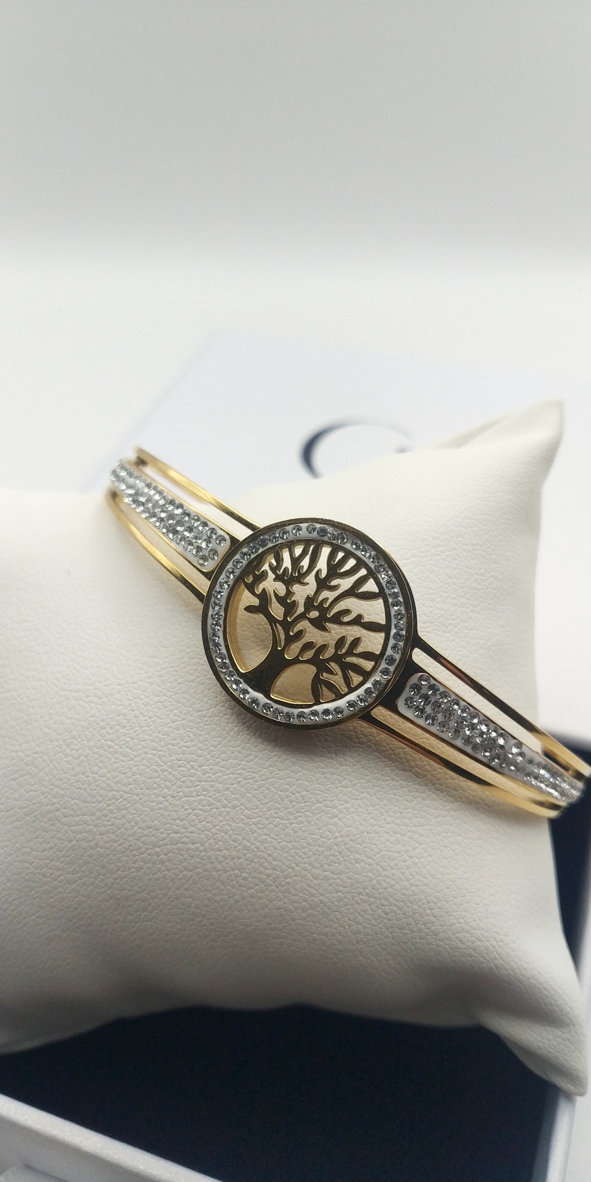 Stainless Steel Tree of Life Bracelet