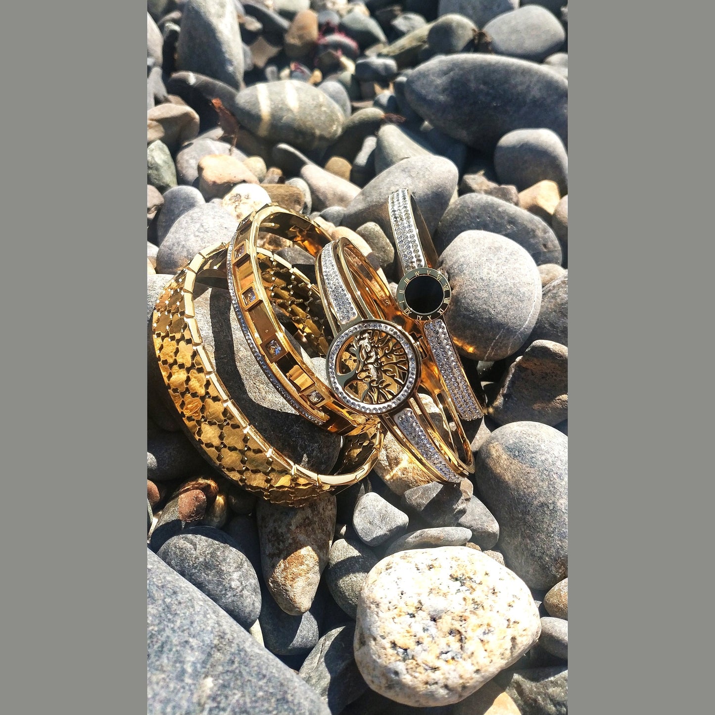 Stainless Steel Tree of Life Bracelet