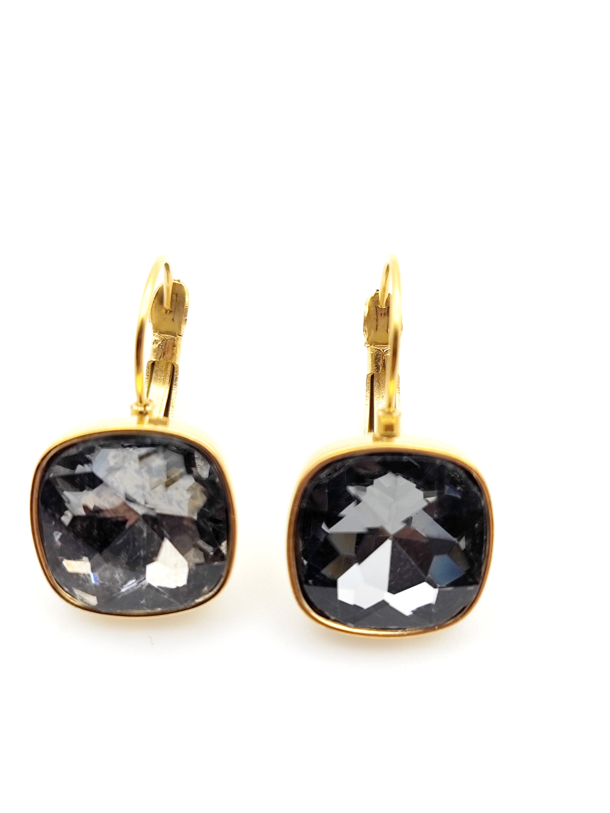 Hypoallergenic Stainless Steel Crystal Earrings