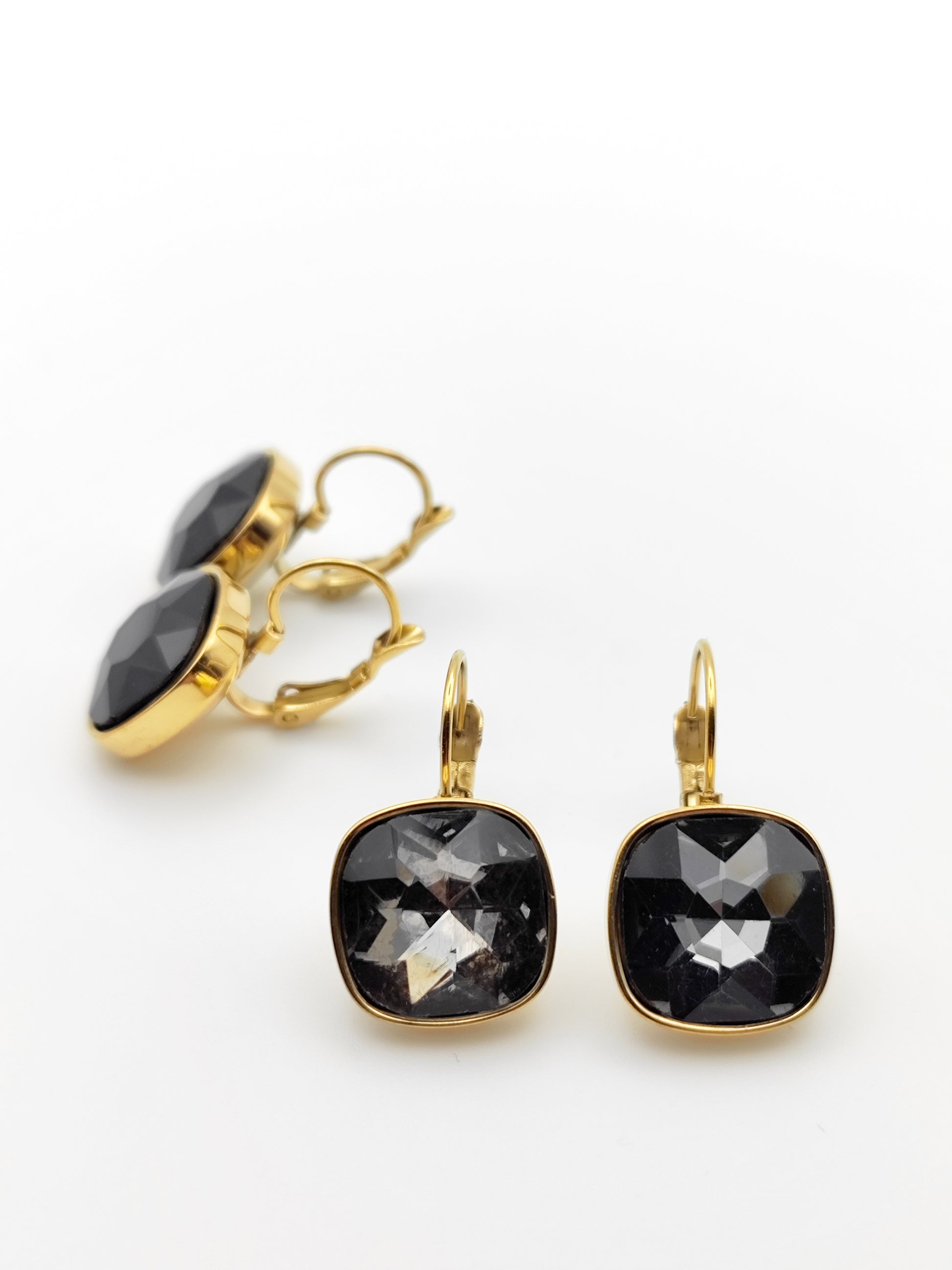 Hypoallergenic Stainless Steel Crystal Earrings