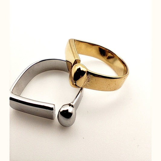 Delicate Minimalist Stainless Steel Ring