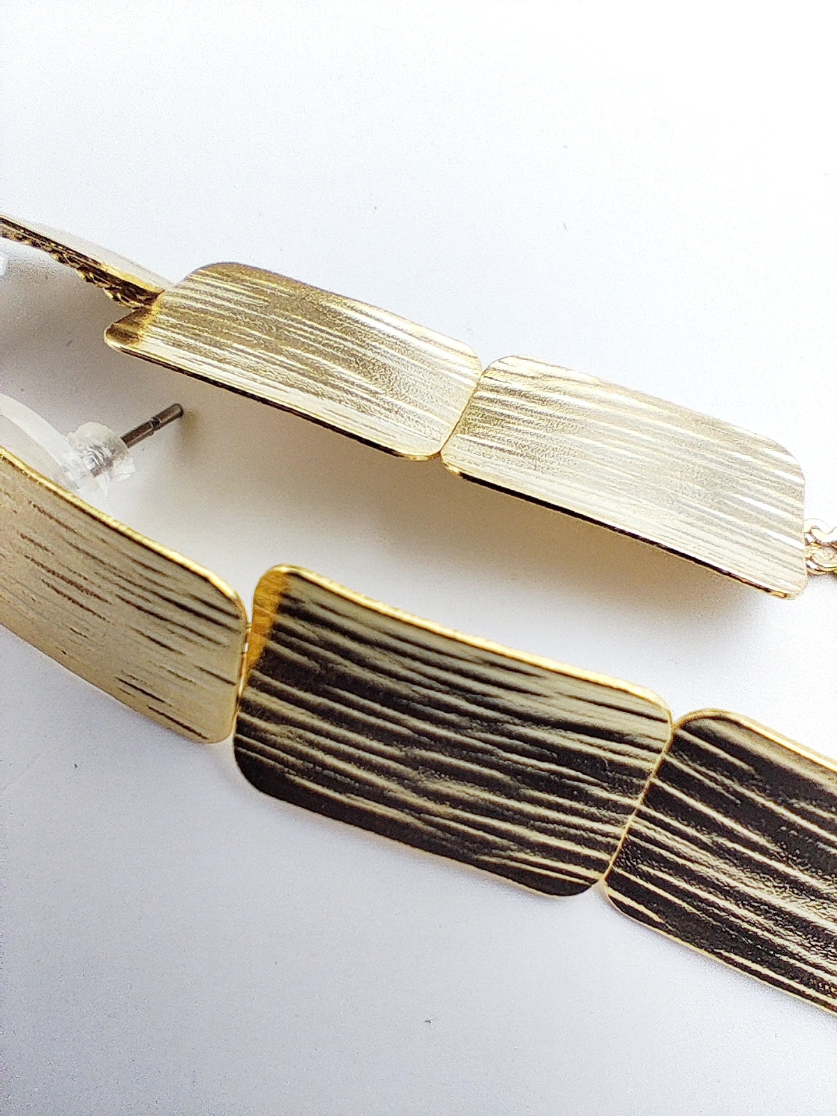 Danae earrings – Greek hammered jewelry – 18K gold or silver plated