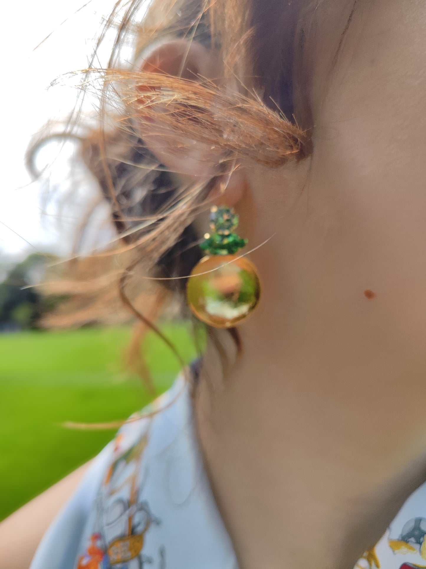 Santorini earrings with crystal – Greek hammered jewelry in 18K gold plated, 18K silver plated, and rose gold plated. Handcrafted earrings with hammered discs and sparkling crystals inspired by the island of Santorini.