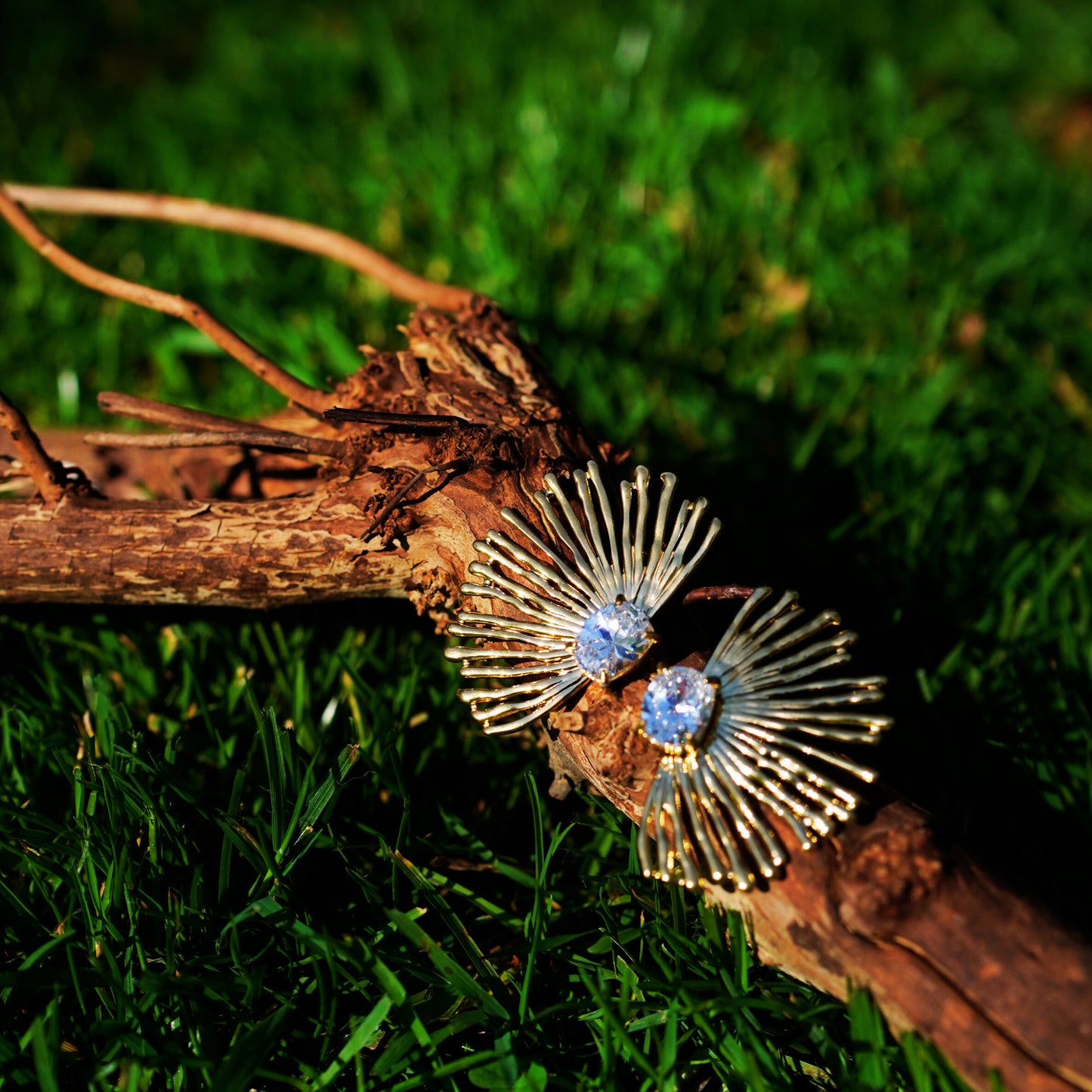 Starburst Stainless Steel Earrings – Bold, Modern & Hypoallergenic