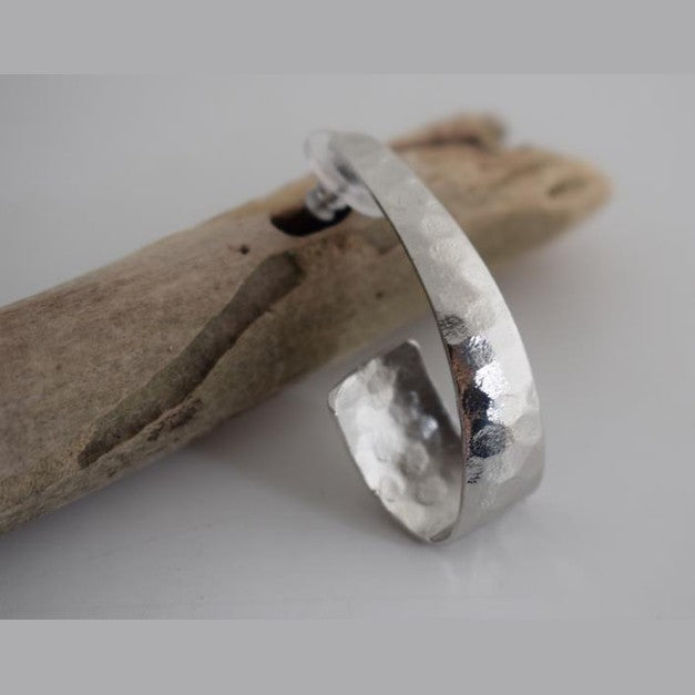 Eos earrings – Greek hammered jewelry available in 18K gold plated, 18K silver plated, and rose gold plated