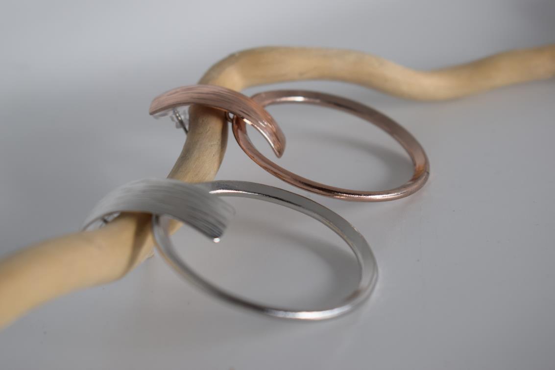 Aspides earrings – Greek hammered jewelry available in 18K gold plated, 18K silver plated, and rose gold plated