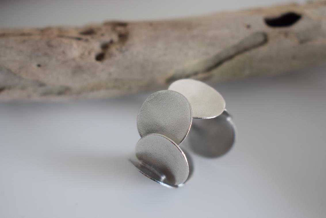 Mycenae ring – Greek hammered jewelry 18K gold plated, also available in rose gold and silver plating.