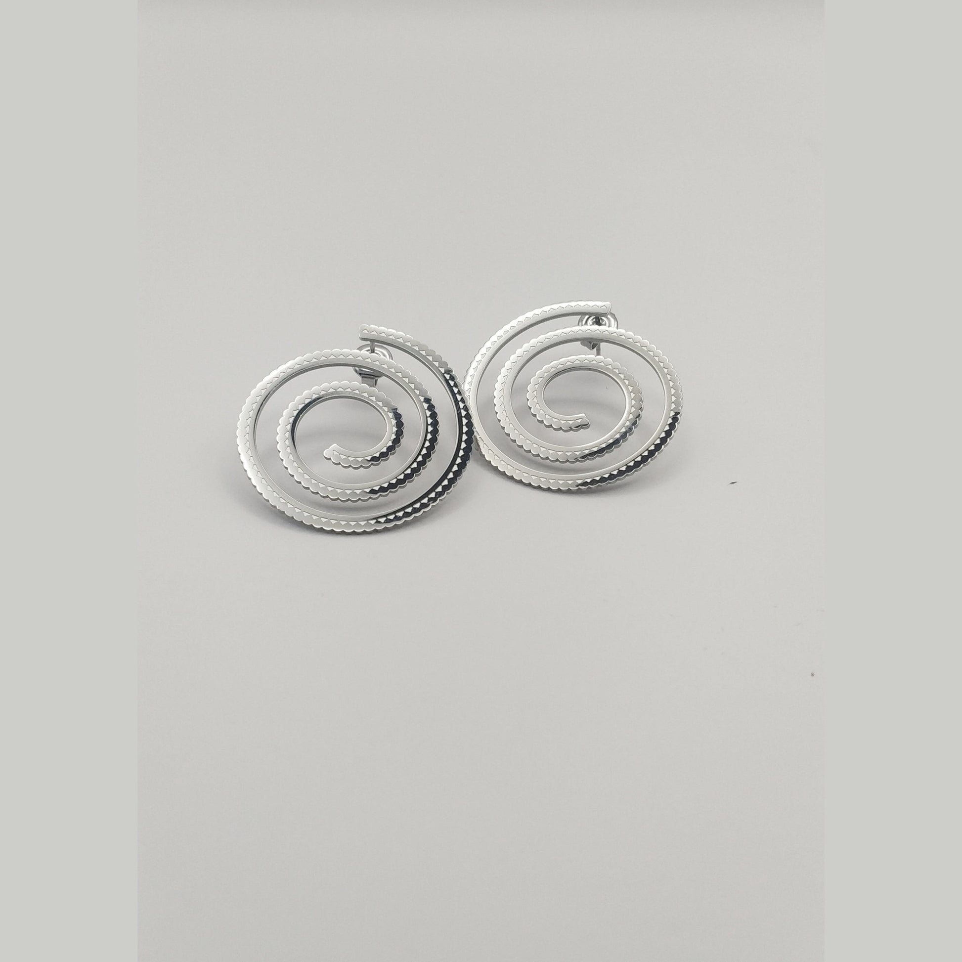 Earrings Bohemian Spiral Stainless Steel
