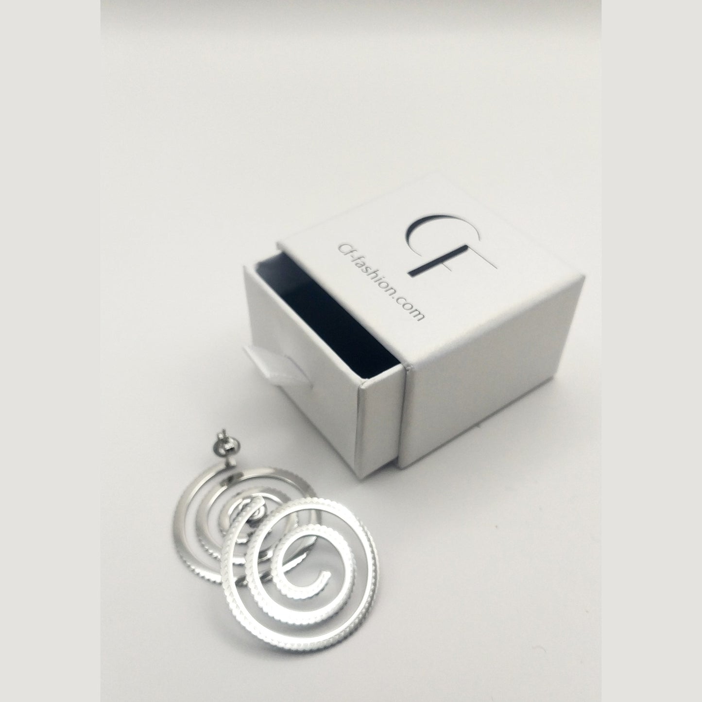 Earrings Bohemian Spiral Stainless Steel