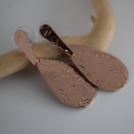 Iphigenia Earrings – Greek Hammered Jewelry – 18K Gold or Silver Plated