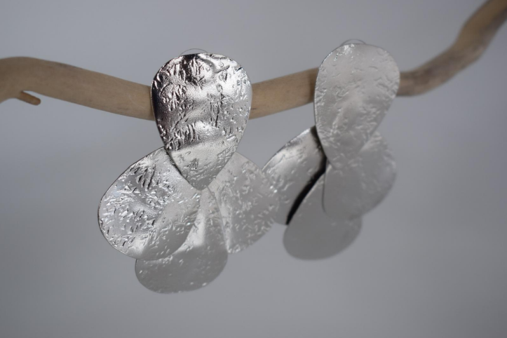 Calypso Earrings – Greek Hammered Jewelry – 18K Gold or Silver Plated