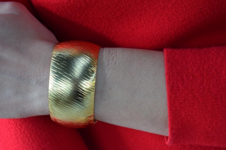 CF Fashion Don Joyelli Greek Handmade 18k Gold Plated Bracelet for Women N1517