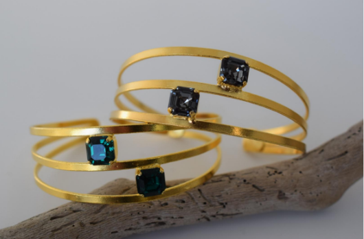 CF Fashion Don Joyelli Greek Handmade 18k Gold Plated Bracelet for Women N1610