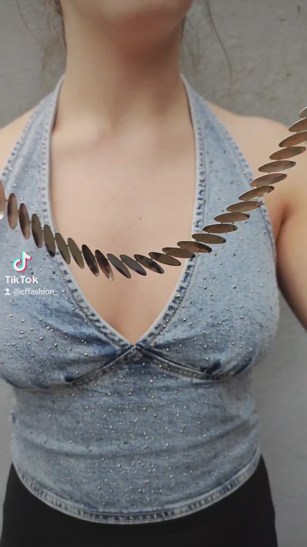 Kotinos necklace Greek hammered jewelry 18K gold or silver plated olive wreath design