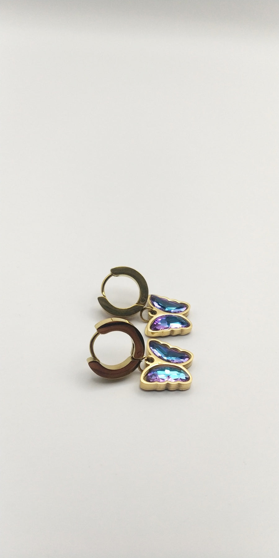 Butterfly Wing Stainless Steel Earrings