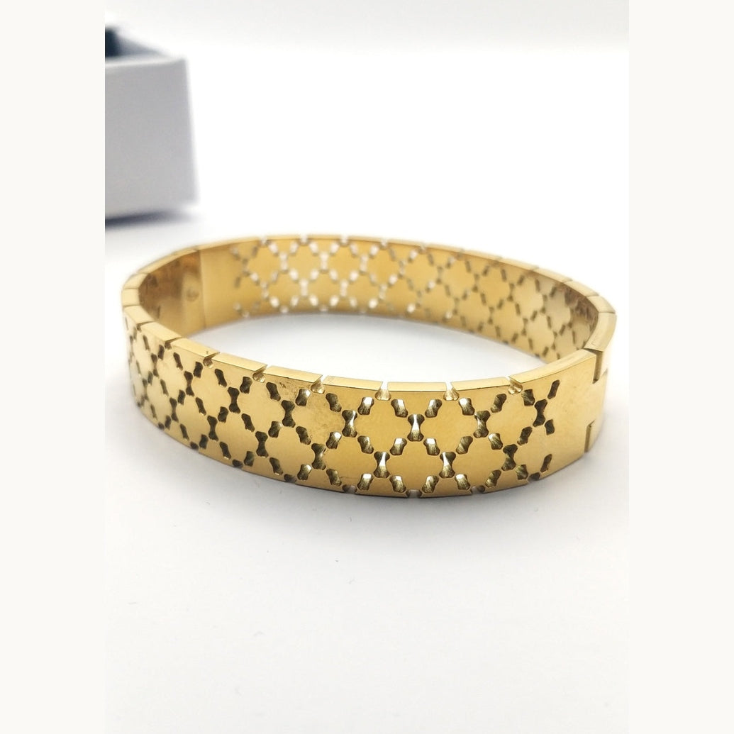 Moroccan Mosaic Stainless Steel Bracelet