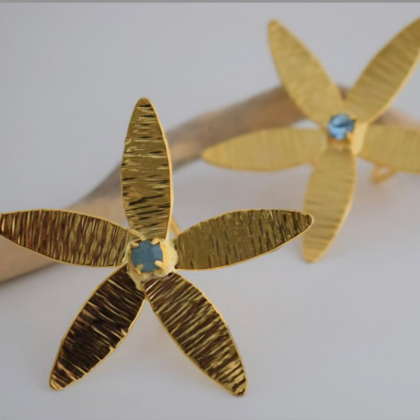 Handmade Ring Gold Flower -  N2094 - CF fashion