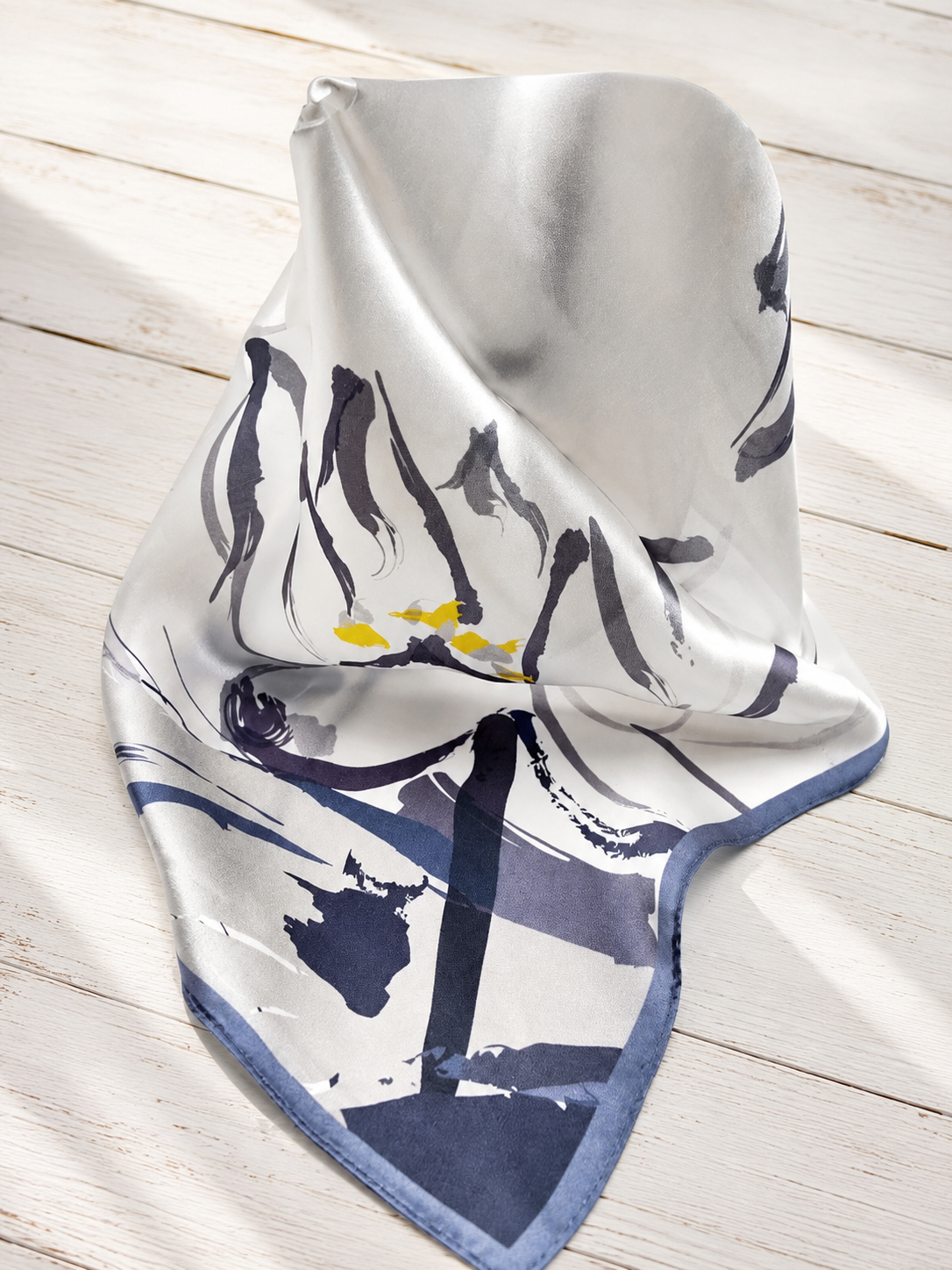 Unisex Luxury Silk Square Scarves