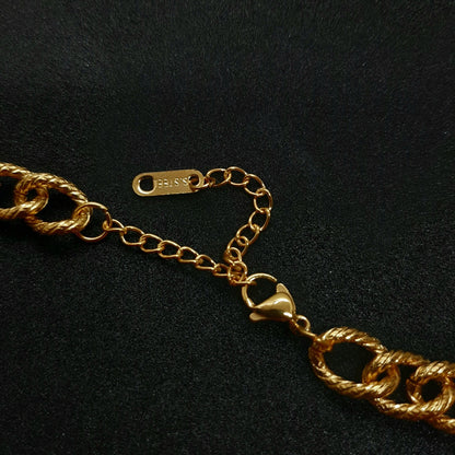 Stainless Steel Necklace Chunky - SSN 101 - CF fashion