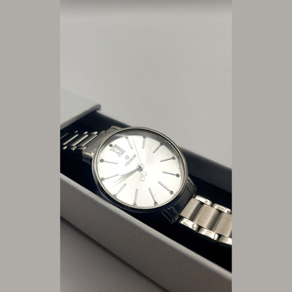  Women’s Watch with Stainless Steel Details and Dial with Crystals