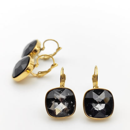 Hypoallergenic Stainless Steel Crystal Earrings 