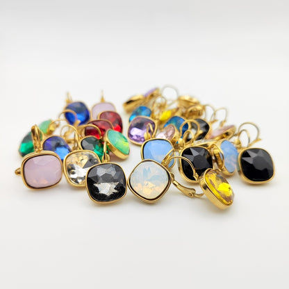 Hypoallergenic Stainless Steel Crystal Earrings 