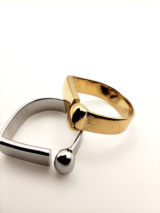 Delicate Minimalist Stainless Steel Ring