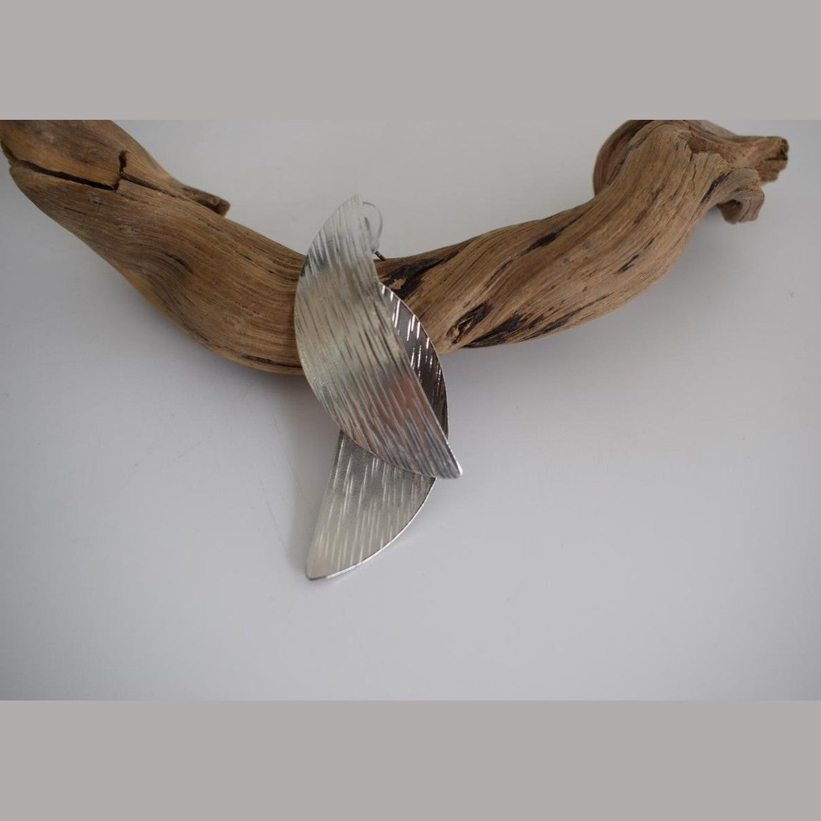 Avgi4 earrings in handmade Greek hammered jewelry design, available in gold plated and silver plated finishes.