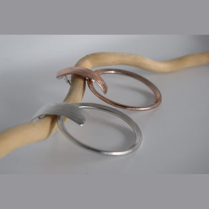 Aspides earrings – Greek hammered jewelry available in 18K gold plated, 18K silver plated, and rose gold plated