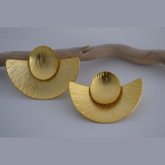 Greek Hammered Jewelry, 18K Gold, 18K Silver, Rose Gold, Women’s Accessories, Gift for Her, 18K Gold Plated, baptism jewelry, Beach Jewelry, birthday gift, birthday gift jewelry, Boho Chic, boho style, Chic Style, cocktail party, cocktail party jewelry, cosmic jewelry, cultural jewelry, evening wear, Fashion Accessories, for gift, for night events, hammered, Handcrafted, handmade, hypoallergenic, luxury Greek jewelry, Nature Inspired, earrings, seashell jewelry, fan design, Kochlias earrings.