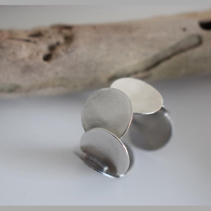 Mycenae ring – Greek hammered jewelry 18K gold plated, also available in rose gold and silver plating.