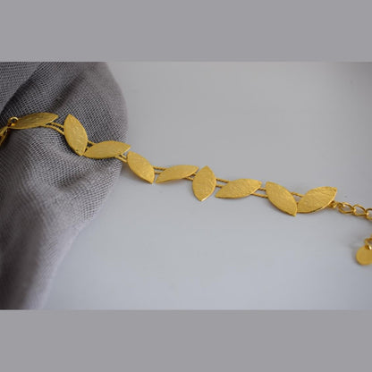 Phylion bracelet – Greek hammered jewelry – 18K gold, silver, and rose gold plated