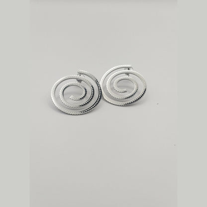Earrings Bohemian Spiral Stainless Steel