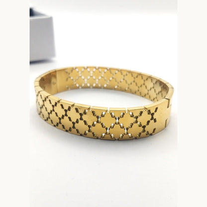Moroccan Mosaic Stainless Steel Bracelet